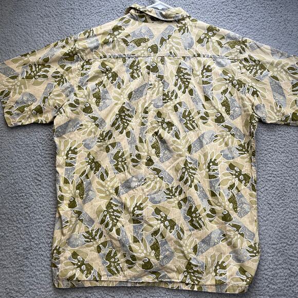 Hawaiian Shirt Men's Large Liberty House Aloha Button Up Luau Short Sleeve - Picture 10 of 12